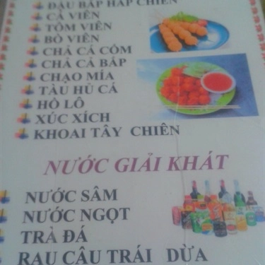 Thực đơn- Quán Ăn Phá Lấu - Nguyễn Thiện Thuật