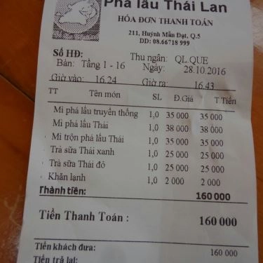 Tổng hợp- Quán Ăn Phá Lấu Thailand