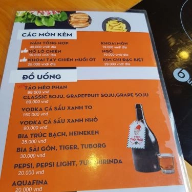 Thực đơn- Quán Ăn Phan - Lẩu Các Món - Triều Khúc