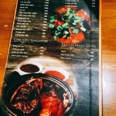 Thực đơn- Quán Ăn Quán Pháo - Lẩu Nướng & Các Món Nhậu