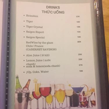 Thực đơn- Quán Ăn Phát Cat Kitchen - Nướng & Beer