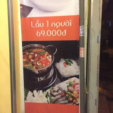 Thực đơn- Quán Ăn Phệ Quán - Lẩu 1 Người & Bún Thái Hải Sản