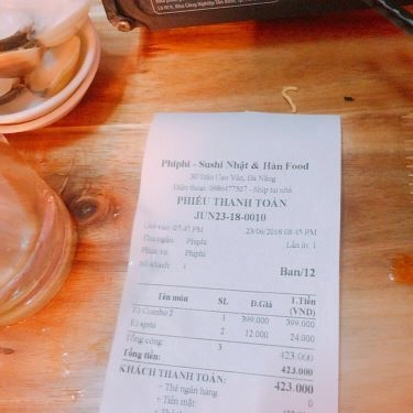 Tổng hợp- Quán Ăn Phiphi - Sushi Nhật & Hàn Food