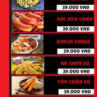 Thực đơn- Quán Ăn Phiphi - Sushi Nhật & Hàn Food