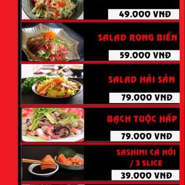 Thực đơn- Quán Ăn Phiphi - Sushi Nhật & Hàn Food