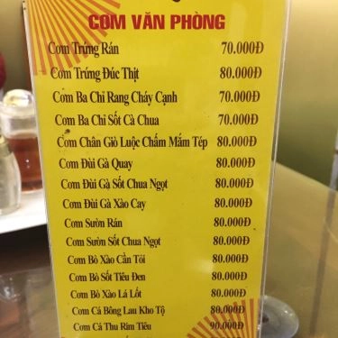Thực đơn- Quán Ăn Phở 10 Lý Quốc Sư - Tô Hiệu