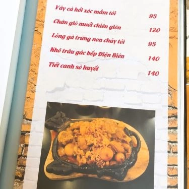 Thực đơn- Quán Ăn Phố 36 - Món Ngon Hà Nội