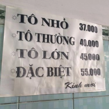 Thực đơn- Quán Ăn Phở 69 - Trần Hữu Trang