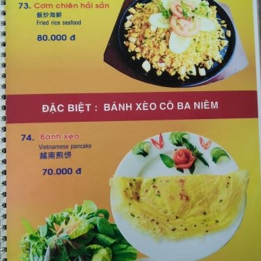 Thực đơn- Nhà Hàng Phở 99 - S36 Bùi Bằng Đoàn