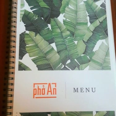 Thực đơn- Quán Ăn Phở An - Trần Bình
