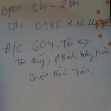 Tổng hợp- Quán Ăn Phở Bắc Bình - Tân Kỳ Tân Quý