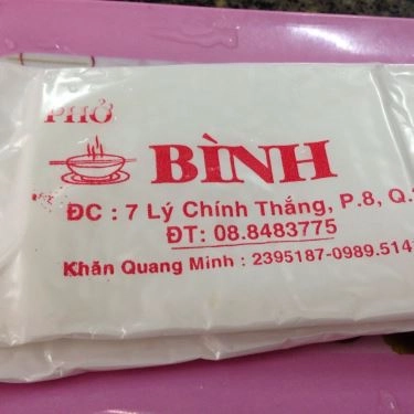 Tổng hợp- Quán Ăn Phở Bình - Lý Chính Thắng