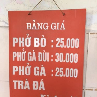 Tổng hợp- Quán Ăn Phở Bò & Phở Gà