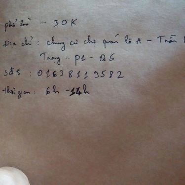 Tổng hợp- Quán Ăn Phở Bò 30k - Chung Cư Chợ Quán
