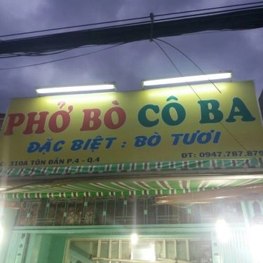 Tổng hợp- Quán Ăn Cô Ba - Quán Phở Bò