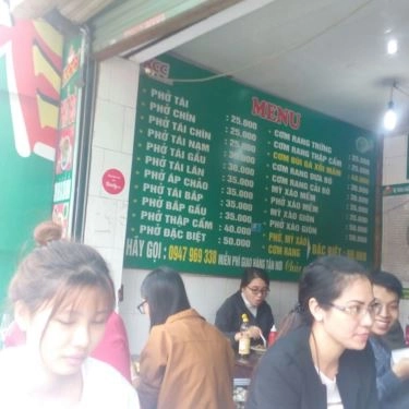 Thực đơn- Quán Ăn Phở Bò KCC - Chùa Bộc