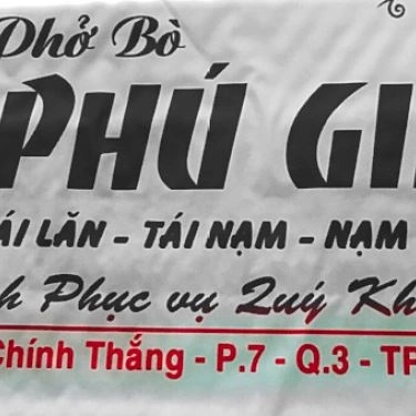 Tổng hợp- Quán Ăn Phở Bò Phú Gia