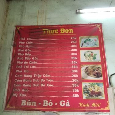 Tổng hợp- Quán Ăn Phở Bò Vũ Duy