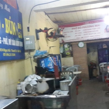 Không gian- Quán Ăn Phở Bò Phương Mai - Ngọc Hồi