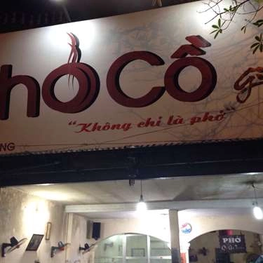 Thực đơn- Quán Ăn Phở Cồ - Sài Đồng