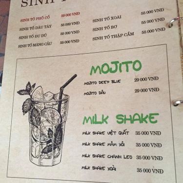 Thực đơn- Nhà Hàng Phố Cổ Cafe & Restaurant
