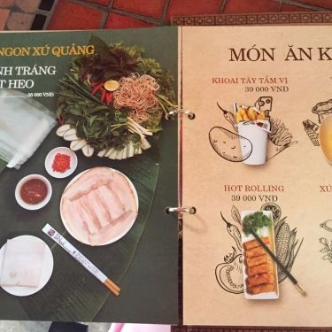 Thực đơn- Nhà Hàng Phố Cổ Cafe & Restaurant