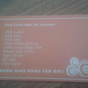 Tổng hợp- Quán Ăn Phở Cuốn Ngũ Xã - Duy Tân