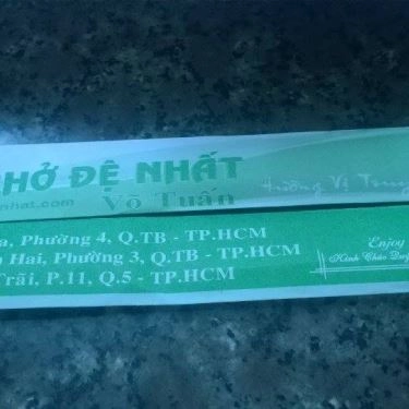 Tổng hợp- Quán Ăn Phở Đệ Nhất Võ Tuấn - Phạm Văn Hai