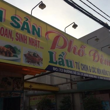 Không gian- Quán Ăn Phố Đêm - Lẩu & Hải Sản Tươi Sống