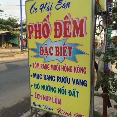 Thực đơn- Quán Ăn Phố Đêm - Lẩu & Hải Sản Tươi Sống