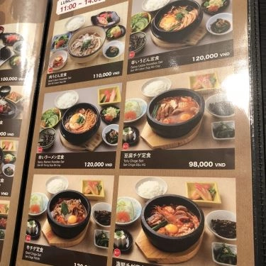 Thực đơn- Nhà Hàng Phổ Đình - Uraetei BBQ Japan