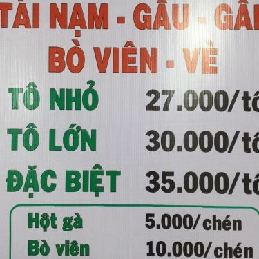 Thực đơn- Quán Ăn Phở Dung - Lê Đức Thọ