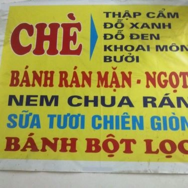 Thực đơn- Quán Ăn Phở Bò & Gà - Thái Thịnh
