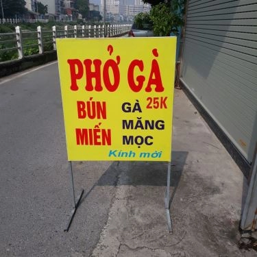 Thực đơn- Quán Ăn Phở Gà - Hồ Tai Trâu