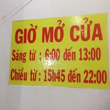 Thực đơn- Quán Ăn Phở Gà Tràng An