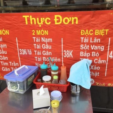 Thực đơn- Quán Ăn Phở Hà Nội Cổ - Trần Hưng Đạo