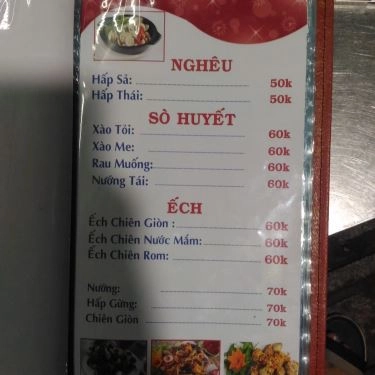 Thực đơn- Quán Ăn Phố Hàu Nướng