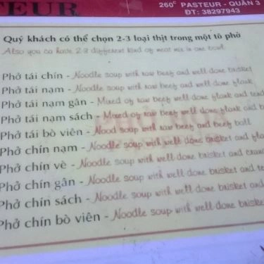 Tổng hợp- Quán Ăn Phở Hòa