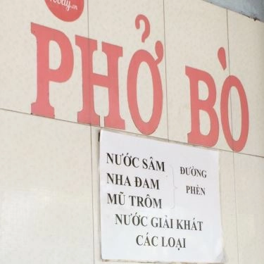 Thực đơn- Quán Ăn Phở Hoà - Nguyễn Thái Sơn
