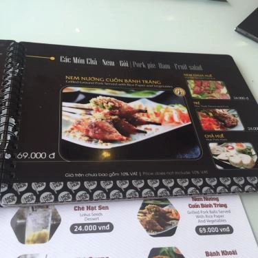 Thực đơn- Quán Ăn Phở Hùng - Lê Quang Định