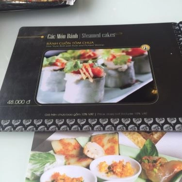 Thực đơn- Quán Ăn Phở Hùng - Lê Quang Định