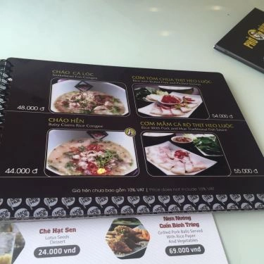 Thực đơn- Quán Ăn Phở Hùng - Lê Quang Định