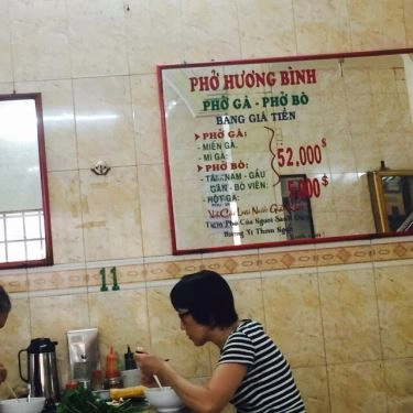 Thực đơn- Quán Ăn Phở Hương Bình - Gà & Bò