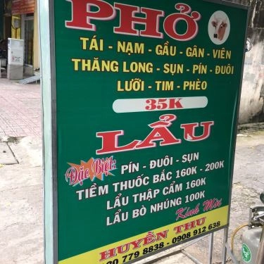 Tổng hợp- Quán Ăn Huyền Thu - Phở & Lẩu Bò