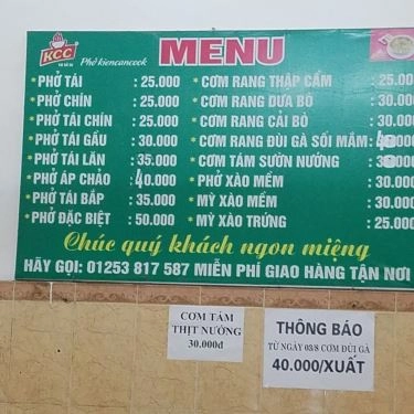 Tổng hợp- Quán Ăn Phở KCC - Chiến Thắng