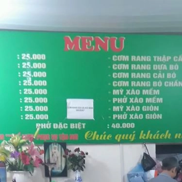 Thực đơn- Quán Ăn Phở KCC - Trần Thái Tông