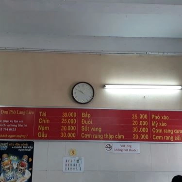 Tổng hợp- Quán Ăn Phở Lang Liêu - Trung Kính