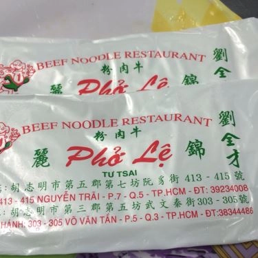 Tổng hợp- Quán Ăn Phở Lệ - Nguyễn Trãi