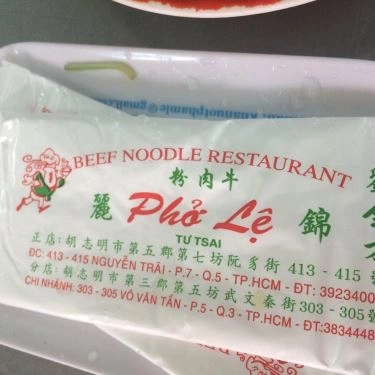 Tổng hợp- Quán Ăn Phở Lệ - Võ Văn Tần