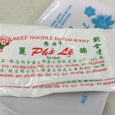 Tổng hợp- Quán Ăn Phở Lệ - Võ Văn Tần